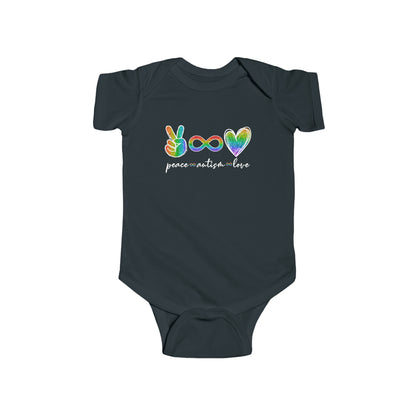 Peace, Autism & Love Infant Bodysuit
