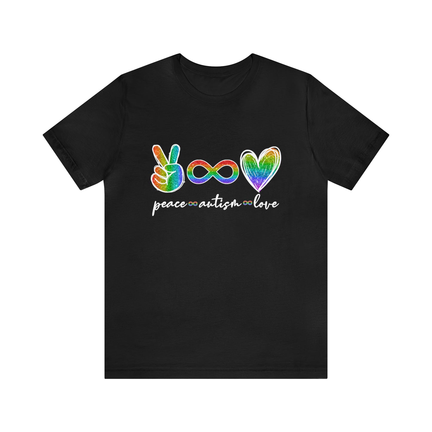 Peace, Autism & Love T-Shirt - Adult