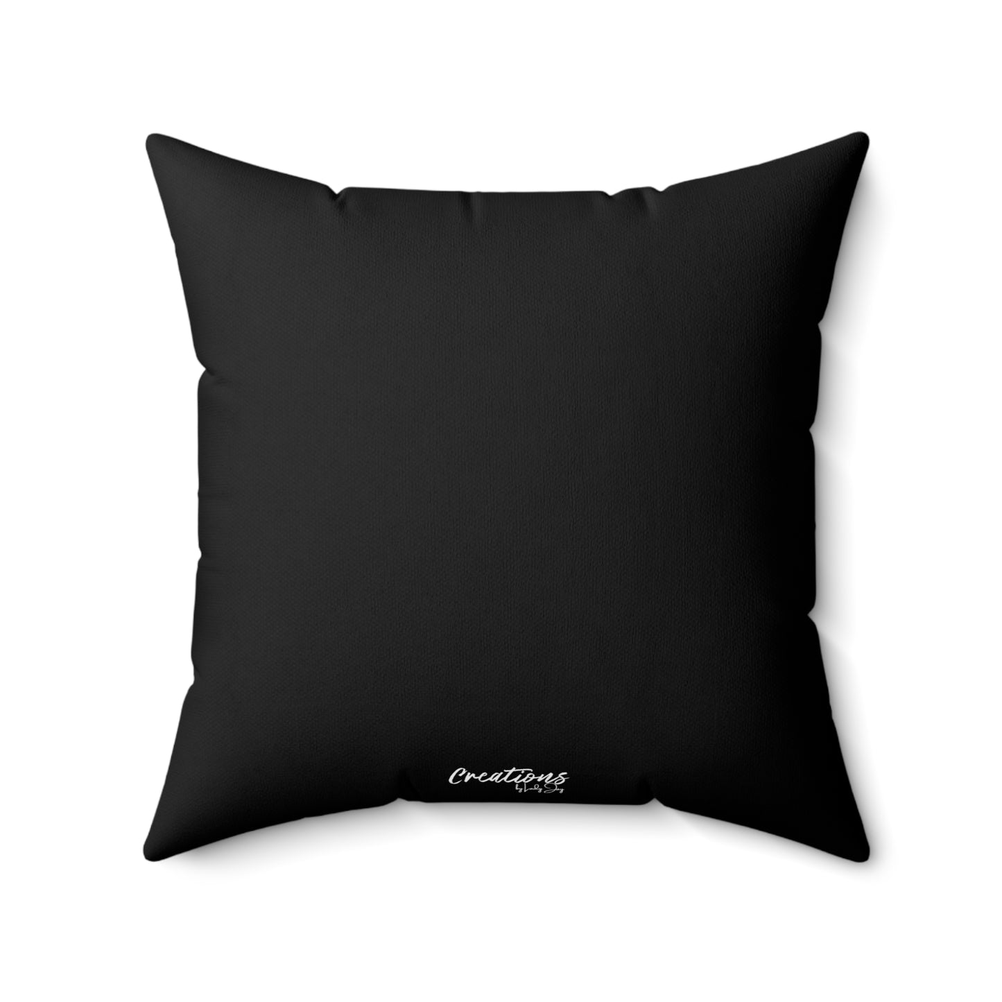 Speak It Into Existence Faux Suede Pillow