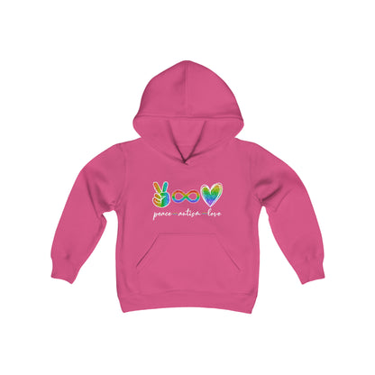 Peace, Autism & Love Hooded Sweatshirt - Kids