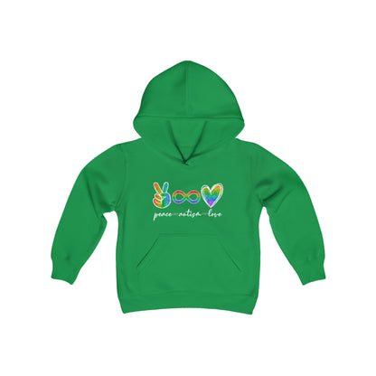 Peace, Autism & Love Hooded Sweatshirt - Kids