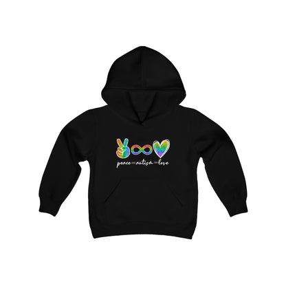 Peace, Autism & Love Hooded Sweatshirt - Kids