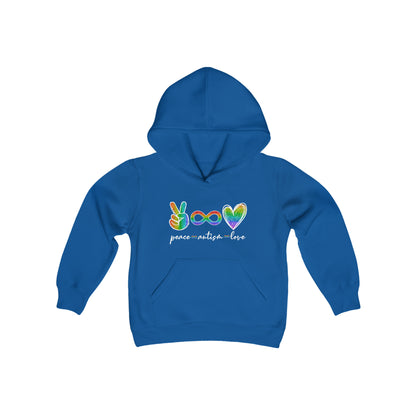 Peace, Autism & Love Hooded Sweatshirt - Kids