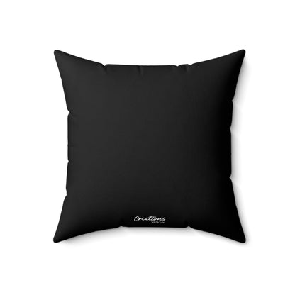 Speak It Into Existence Faux Suede Pillow