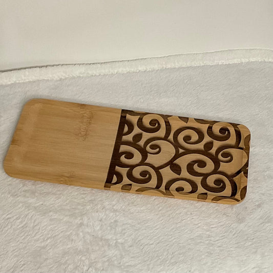 Wood Snack Tray